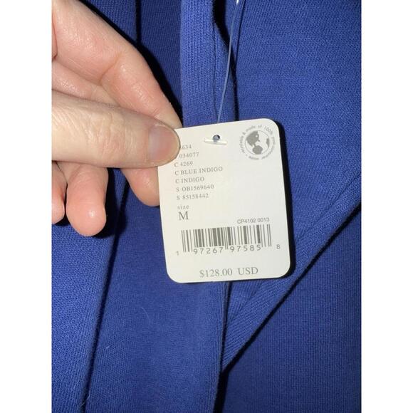 NWT Free People Movement Training Day Jumpsuit Cotton Fleece Medium Blue $128 - Picture 5 of 9